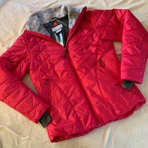 EUC women’s szMED Columbia OmniHeat puffer coat